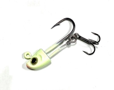 10 Ribbon fish Jigheads with treble hook | eBay