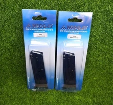 LOT (2) Mec-Gar 1911 Full-Size 8 Round .40 S&W Pistol Magazine, Blued #MGCGOV40B