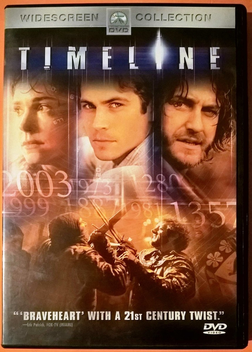 Timeline 2003 DVD Region 2 Action 16:9 Widescreen 2.35:1 Donner