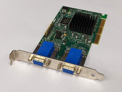 Matrox MGI G45+MDHA16DLXB AGP-Grafikkarte Dualhead 4xAGP 2xVGA 16MB