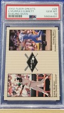 George Brett / Eddie Murray - 2002 Fleer Greats Dueling Duos   PSA 10