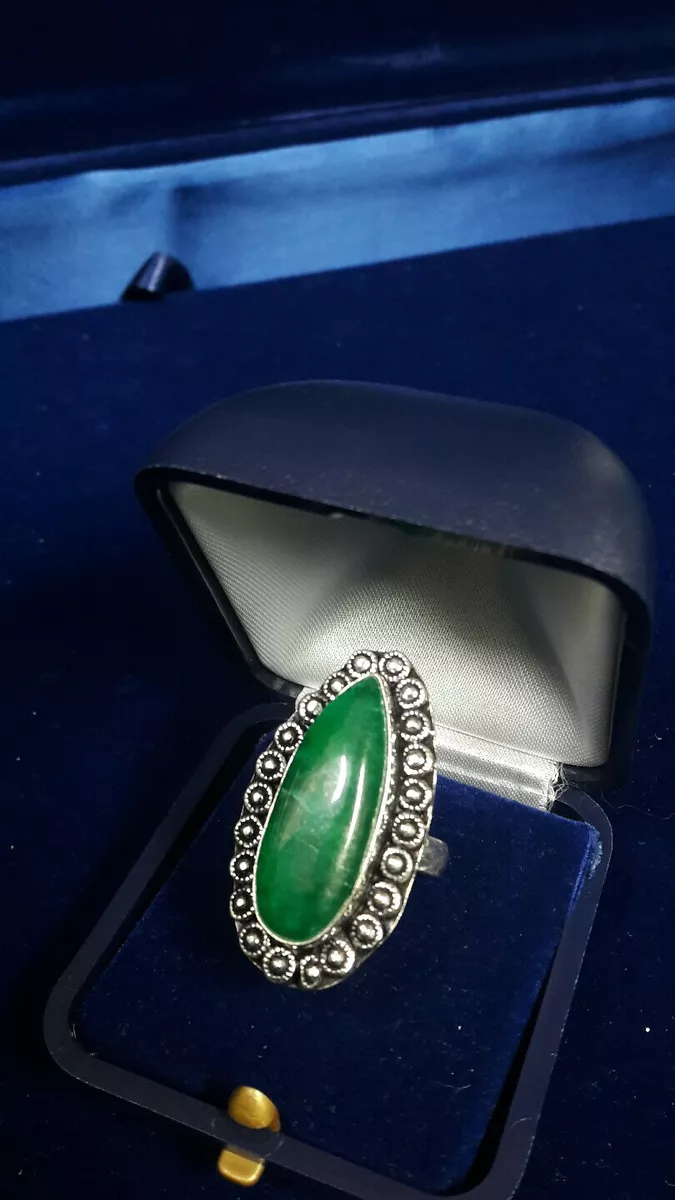 Anello hotsell giada verde