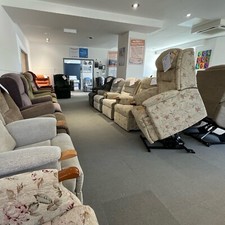Reconditioned HSL & Celebrity Riser Recliner Chairs & Brand New Adjustable Beds