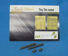 Tiny Tim Rocket Detailing set Accessories scale 1/72 Metallic Details MDR7227