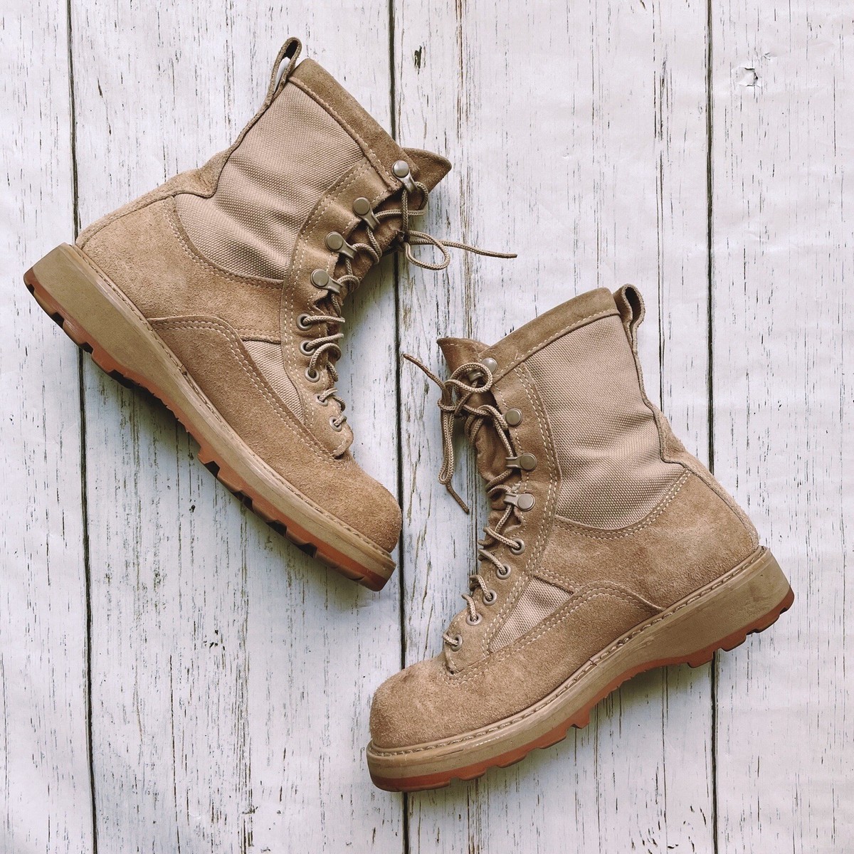 Bates Gore-Tex Vibram Army Flight & Combat Vehicle Crew Boots Size 13.5 Bates Gore-Tex Military Combat Desert Tan Steel Toe Boots  main image 3