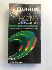 Fuji Film VHS Blank Video Cassettes HQ 120 High Quality Still Sealed