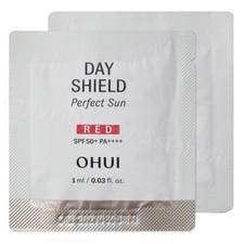 O HUI Day Shield Perfect Sun Red 1ml 10pcs  140pcs SPF 50 Sample New OHUI