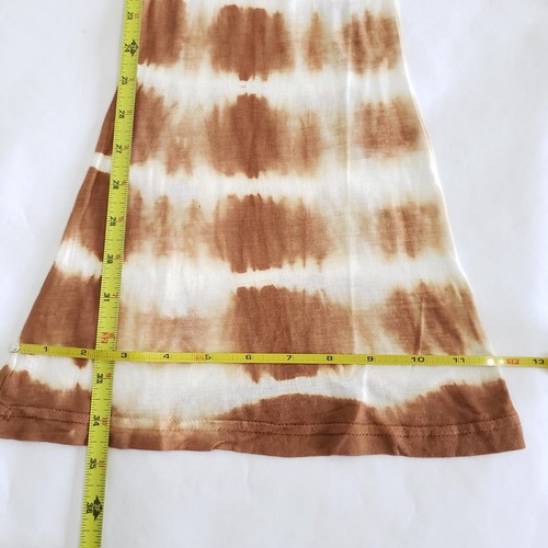 NEW!! Raga Brown SIZE XS Tie Dye Lightweight High Waist Flared Leg Pants R518 - Picture 5 of 7