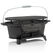 BBQ-Toro Gusseisen Grilltopf mit Grillrost Hibachi Style Holzkohle …
