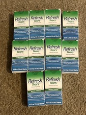 Refresh Tears Lubricant Eye Drops, 0.5 Fl Oz Pack of 10 Boxes