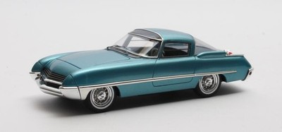 MATRIX SCALE MODELS - FORD Cougar 406 Concept Car blau metallic 1962 - 1/43 -...