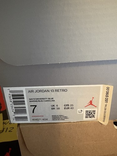 Size 7 - Air Jordan 13 Retro Flint 2020 414571-404 - NEW - Picture 6 of 6