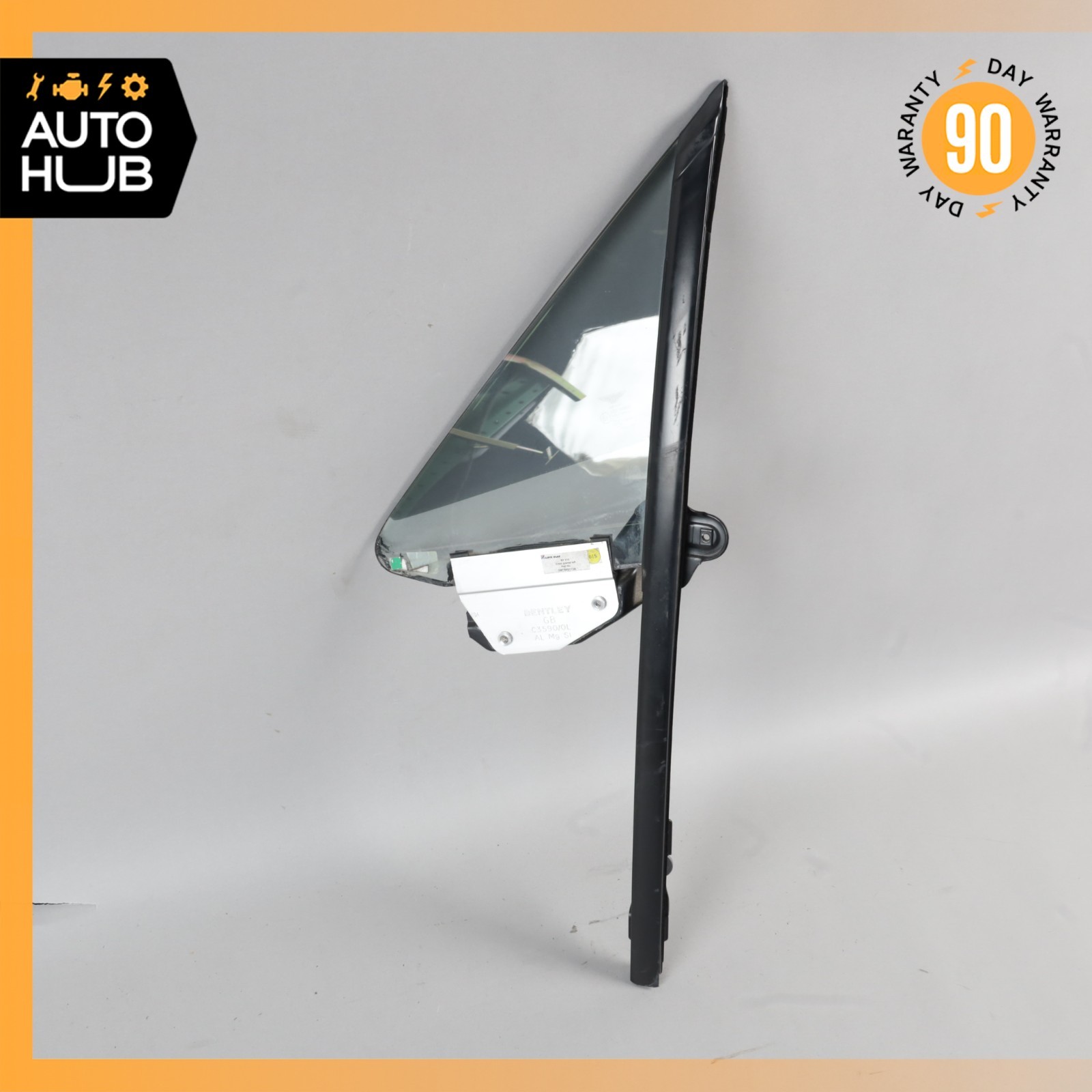 07-11 Bentley Continental GTC Front Left Side Door Vent Window Glass OEM