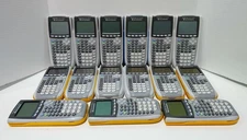 Lot of 15 Texas Instruments TI-84 Plus Silver Edition Graphing Calculators