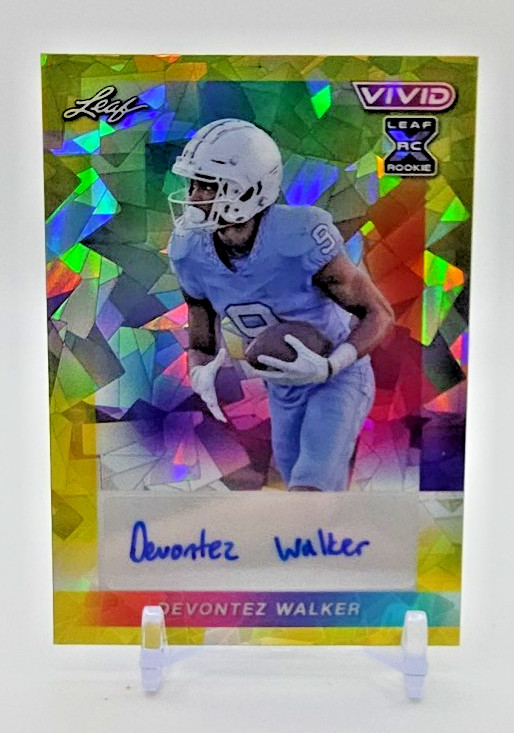 Devontez Walker 2024 Leaf Vivid Rookie - Autographs  #BA-DW2  SN 4/10