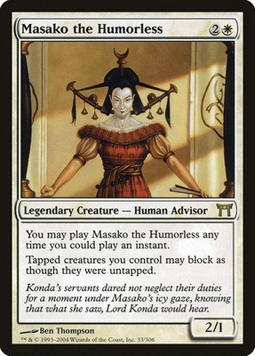 MTG - Masako the Humorless - Champions of Kamigawa - Magic the Gathering