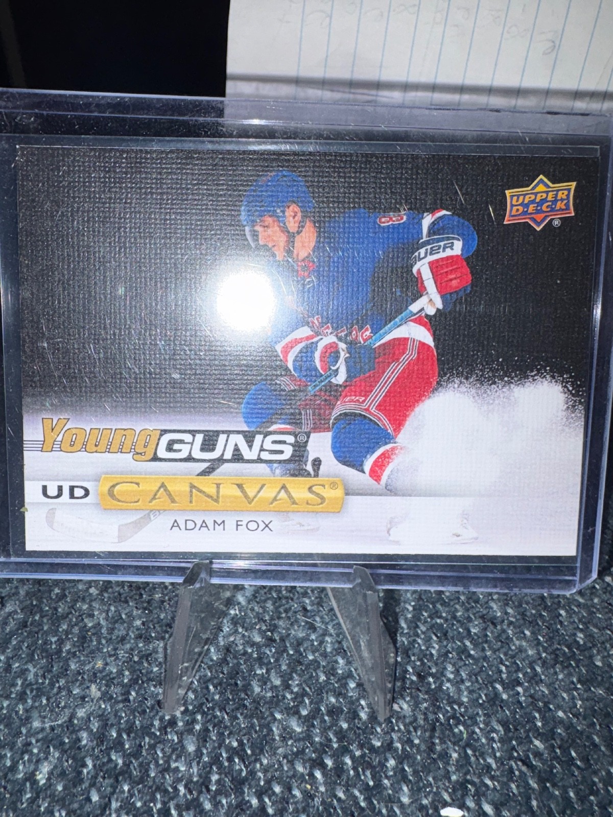 2019-20 Upper Deck - Ud Canvas Young Guns Adam Fox #C97 (RC)