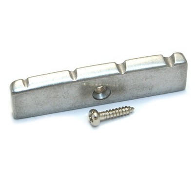 BN-2819-000 Slotted Aluminium Nut Danelectro  Longhorn Bass 41.7 x 3.25 x 9 mm