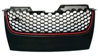 JOM KüHlergrill FüR VW Golf 5 GT GTI GT Sport Grill Frontgrill Schwarz Ro