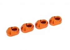 Traxxas 1/6 X-Maxx Monster Truck * Aluminum Suspension Pin Retainer, Orange * 77