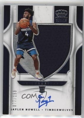 2019 Panini Crown Royale Silhouettes /199 Jaylen Nowell #128 Rookie Auto RC 0p6y