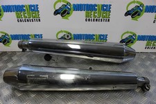 Triumph Thruxton 900 Exhaust Race Cans Silencers EFI 2008 to 2015 865 B213