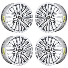 18 Lexus Es350 Pvd Bright Chrome Wheels-c Rims Factory Oem 74405 Exchange 20... 18 Lexus Es350 Pvd Bright Chrome Wheels-c Rims Factory Oem 74405 Exchange 20...