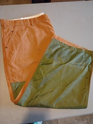 Vintage SAFTBAK 42x30 Double Knee Brush Guard Duck Canvas Hunting Pants