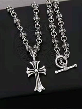 *RARE* BRAND NEW CHROME HEARTS CROSS CHAIN 55CM/21.65IN (1-2 WEEKS TO SHIP)