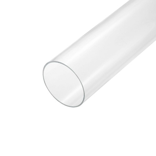 Tube Rigide En Acrylique Transparent - 2 Pièces - Diamètre Intérieur 41 Mm / Extérieur 45 Mm - Pour Lampes