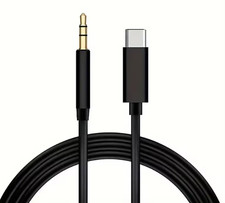 USB Type C To 3.5mm Head Jack Audio Aux Splitter Cable Car Speaker