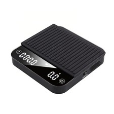 Mini Coffee Scale with Timer,0.1g High Precision Espresso Scale,2kg/0.1g Black