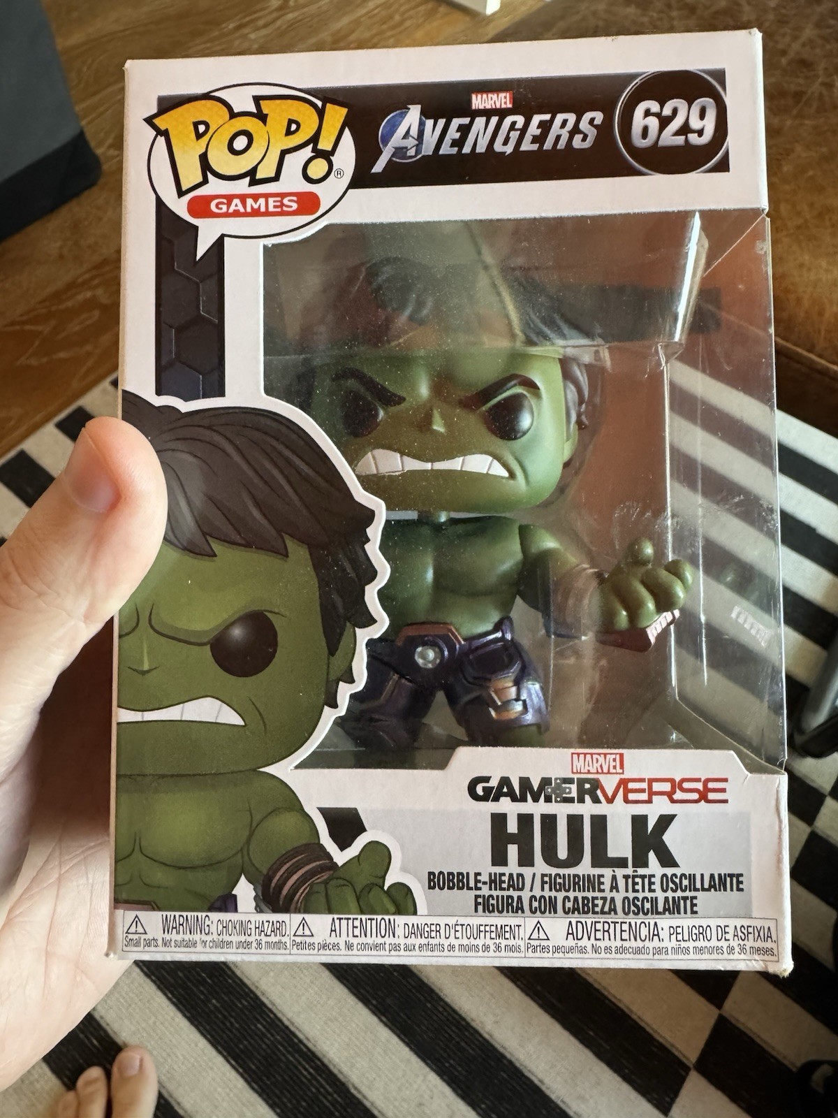 Funko Pop! Figura Vinilo Juegos Marvel Avengers Gamerverse Hulk #629