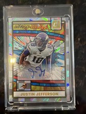 2025 Panini Donruss Justin Jefferson Action All Pros Auto /299