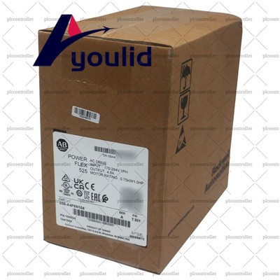 New Sealed Factory 25B-A4P8N104 PowerFlex 525 AC Drive Allen Bradley US Free tax