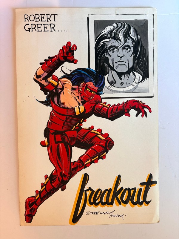 1988 KEN STEACY "Freakout" Color Character Design