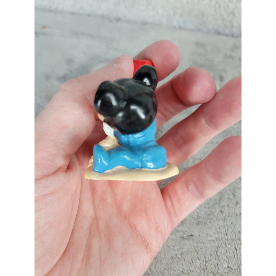 Disney Mickey Mouse 1er Cumpleaños Vela Pastel Topper Estatuilla Arena Playa Foto 4 de 4