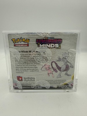 Pokemon TCG Sun & Moon Unified Minds Booster Box Sealed w/Acrylic