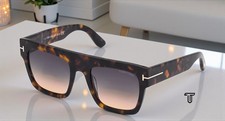 TOM FORD Renee FT0847 52B Dk Havana Grad Smoke Plastic 52 mm Women's Sunglasses