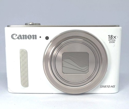 Canon PowerShot SX610 HS White Digital Camera Tested Near Mint Made In Japan - Picture 2 of 18