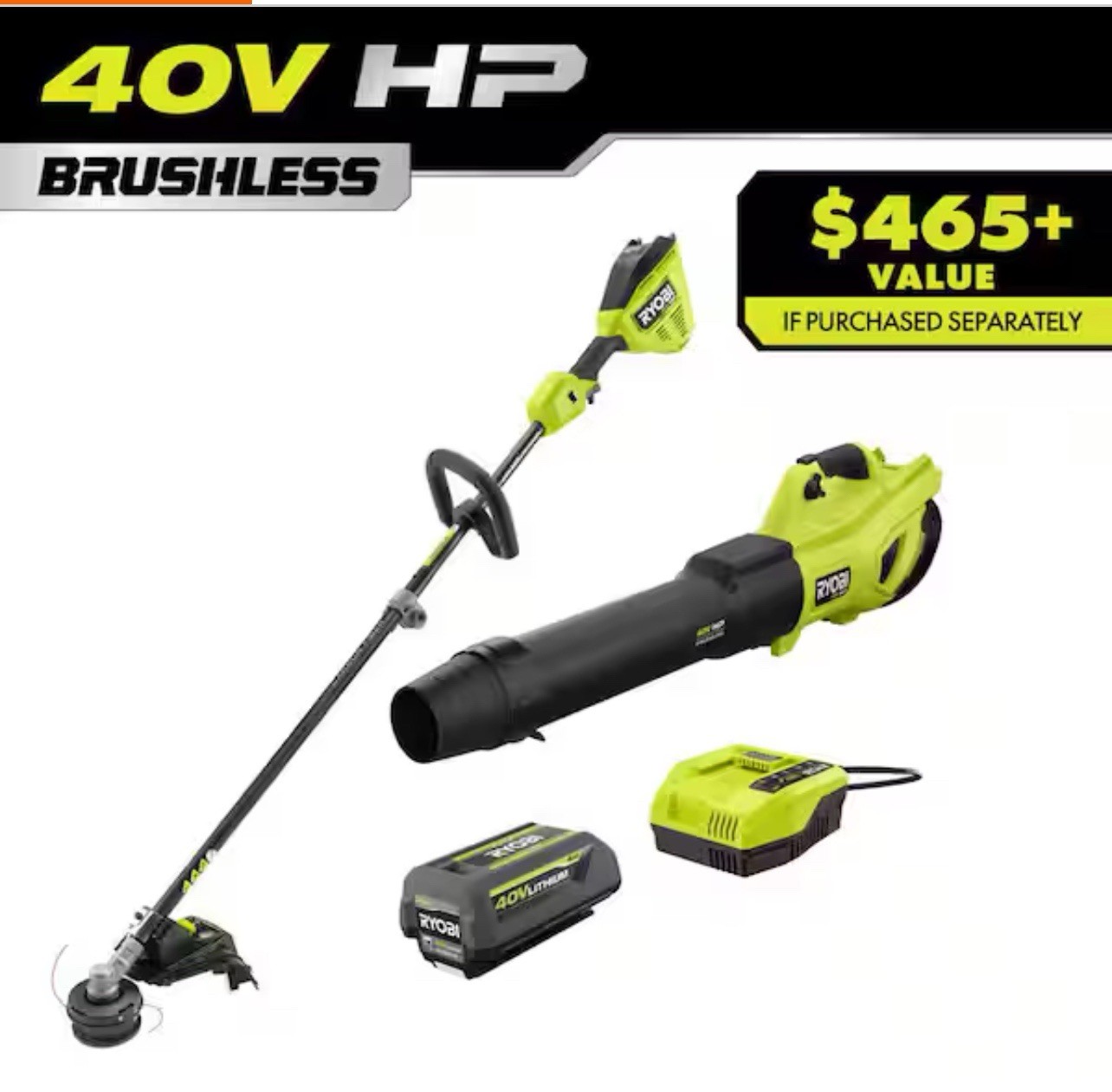 & String Trimmer Combo 4ah Batt & Charger
