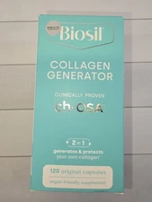 BioSil Collagen Generator ch-OSA  2 in 1 Formula Supplement NIB 120 Caps 12/2027