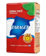 Taragüi Yerba Mate with Stems, 500 gr - 1.1 lbs (Red Pack) 