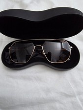 Carrera Unisex Aviator Sunglasses with Gold Metal Frame