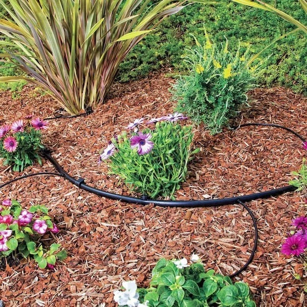 1/2 pulgada. Tubo de goteo de polietileno de 500 pies sistema de rociadores de riego tubería de línea de agua Foto 3 de 4