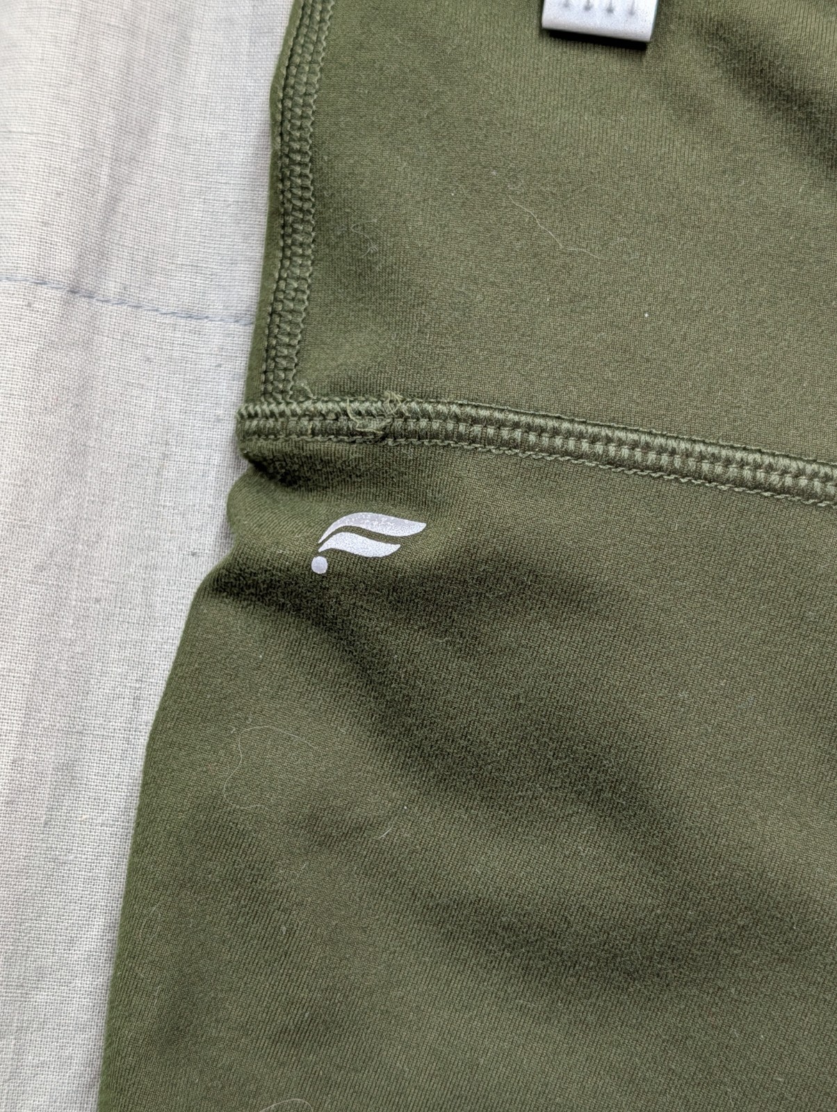 Fabletics Olive Green Compression Legging Crop Wo… - image 4