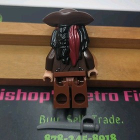 Lego Captain Jack Sparrow 4193 4194 4195 Pirates of the Caribbean Minifigure