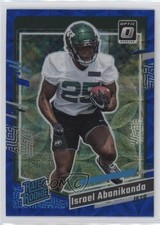 2023 Donruss Rated Rookie Optic Preview Blue Scope Prizm Israel Abanikanda 2l4