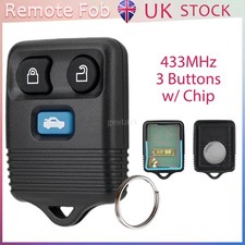For 2000 - 2006 Ford Transit Mk6 Connect Keyless Remote Key Fob 3 Button 433MHz