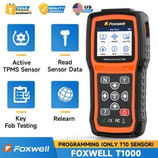 FOXWELL T1000 TPMS Programmer Relearn Tire Pressure Sensor Activate Diagnostic